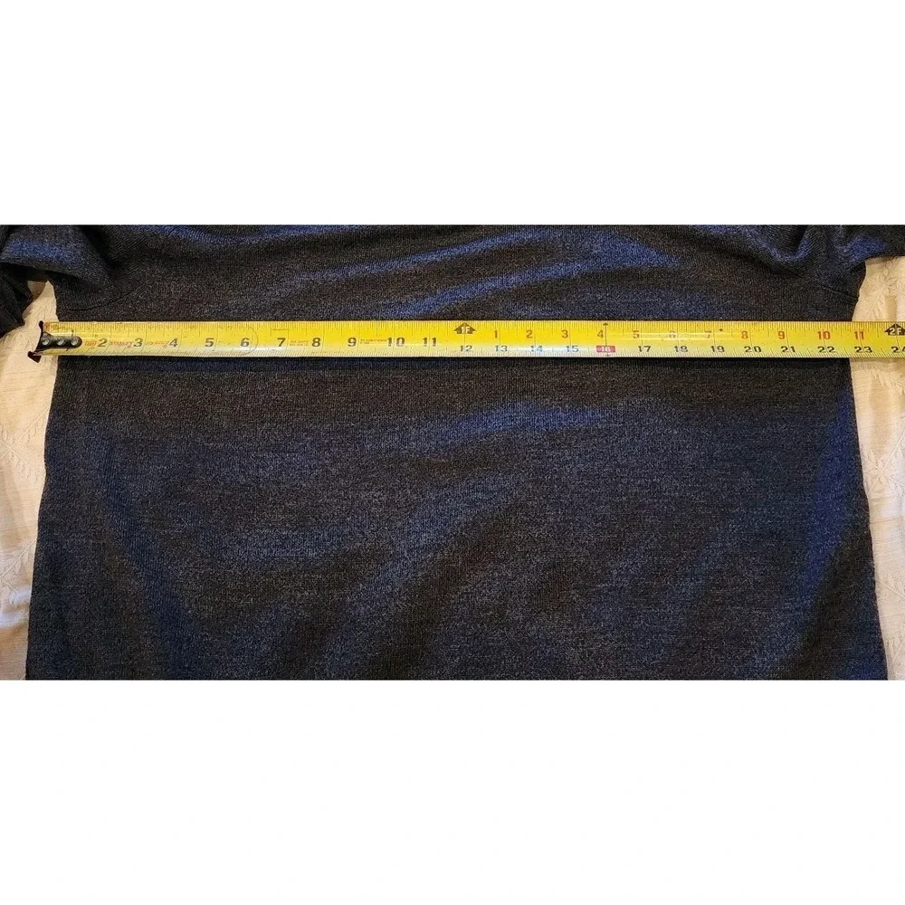 Wool Banana Republic 100% Merino Wool V-neck Sweater Size L Gray‎ Soft Preppy